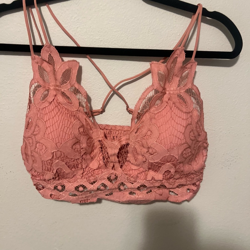 Lace Bralette in Pink